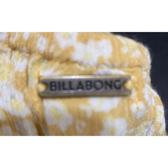 Billabong Yellow and White Spagetti Strap Dress Size S - Picture 3 of 6